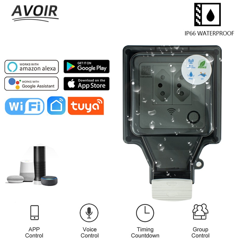 Avoir Tuya  ܼƮ Ÿ̸ IP66 ٶ ߵ   220V ǰ   Wifi ȶ   